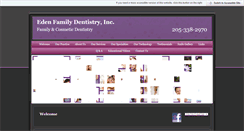 Desktop Screenshot of edenfamilydentistry.com